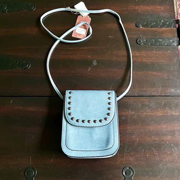 Sam & Hadley Handbags - Sam & Hadley Faux Leather Studded Crossbody